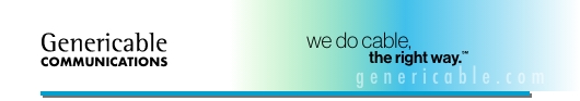 Genericable Communications: We do cable, the right way.